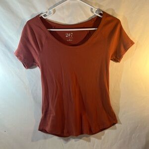 Maurices Burnt Orange Short Sleeve Tee